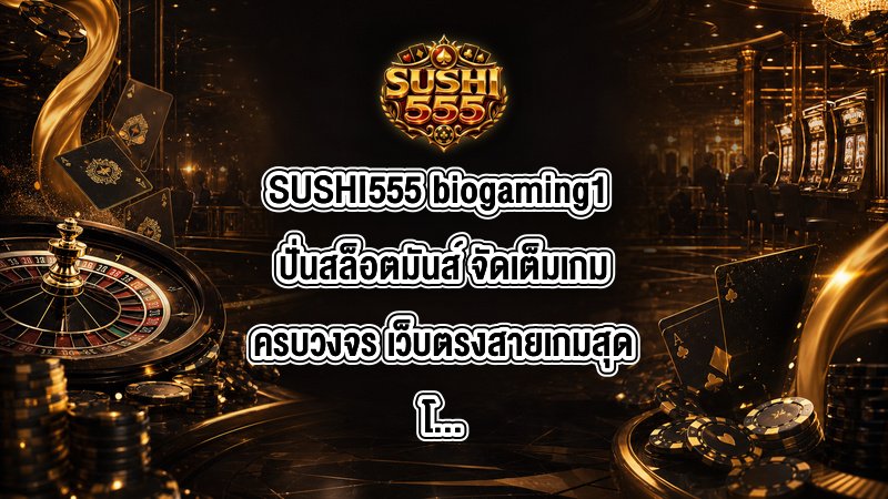 SUSHI555 biogaming1